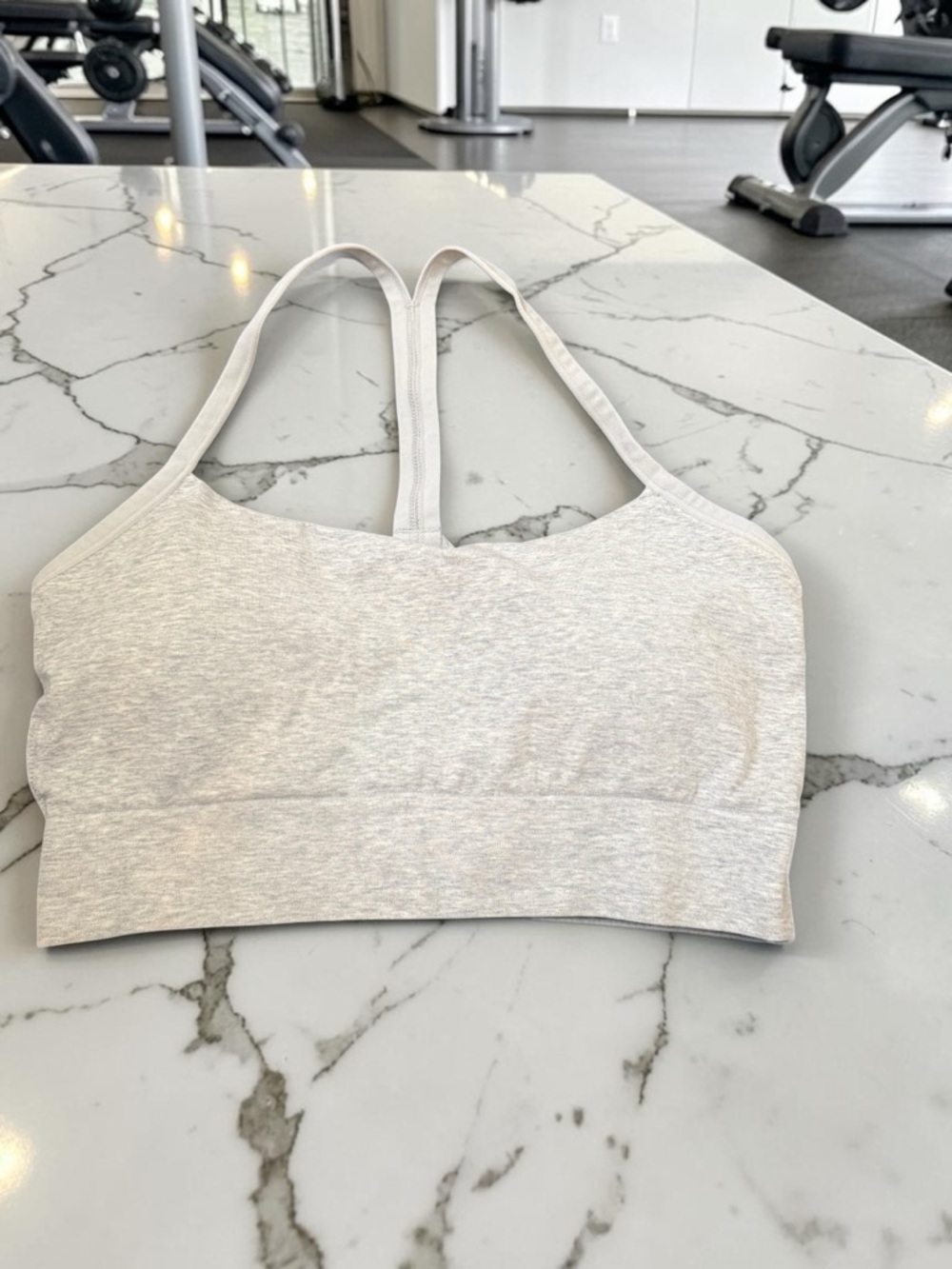Auden Bra NWT. Seamless Light Gray Racerback Bralette